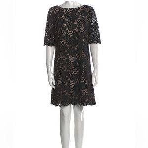 Kate Spade Sz 6 Black Lace Knee-Length Cocktail Dress UIGC